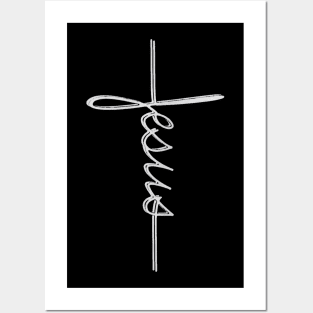 Faith In Jesus cross Posters and Art